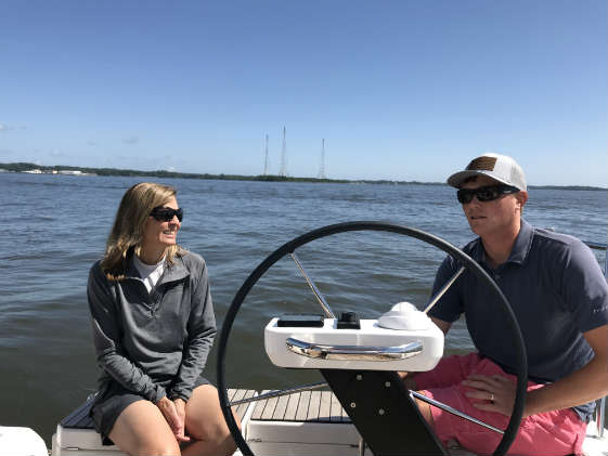 Mary Ewenson and James Allsopp of Dream Yacht Charter