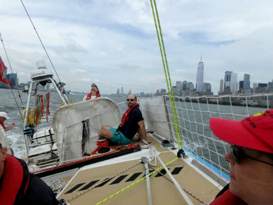 Molly takes the helm of the Clipper 70 Dare To Lead