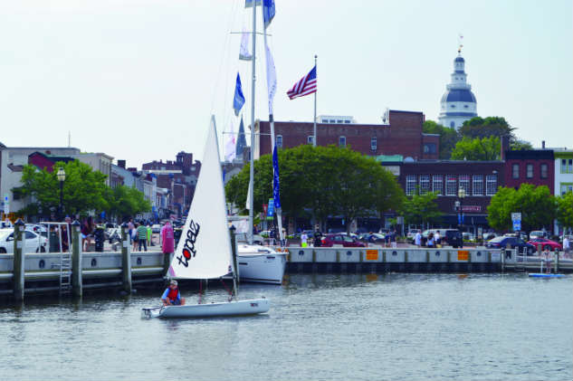 Ego Alley becomes Demo Alley during the Annapolis Spring Sailboat Show.