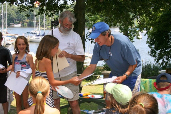 PSA Jr Sail Awards Ceremony. Lots of smiling faces after a great week.