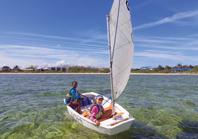 children sailing in the Make Them Sailors program