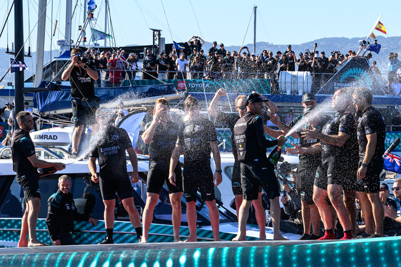 America's Cup celebration