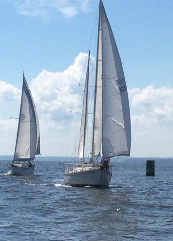 Dickersons racing on the West River