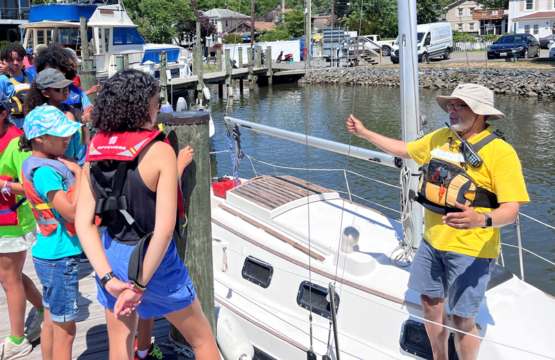 Sea Scout sailboat briefing