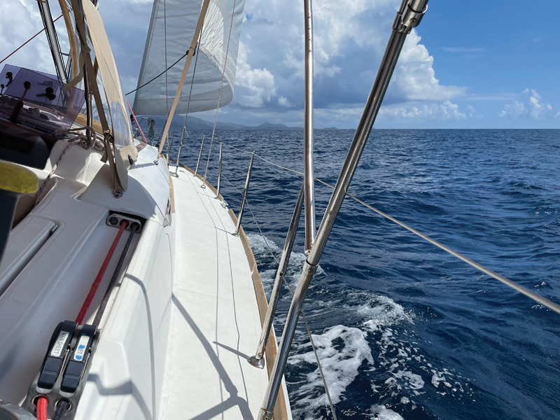 sailing in the Virgin Islands