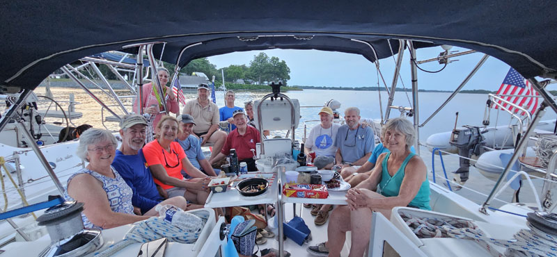 Hunter Sailing Association cruise Chesapeake Bay