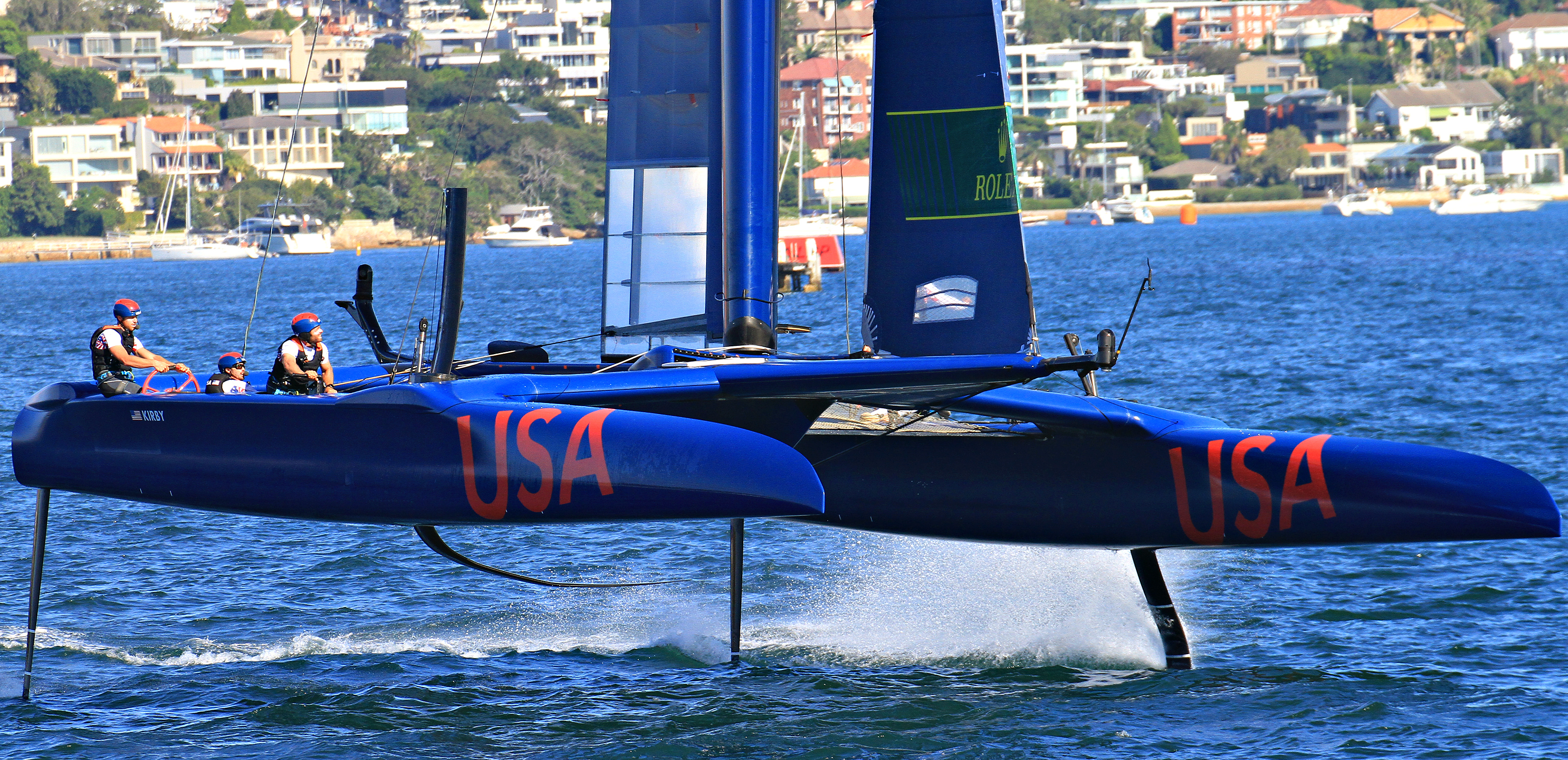 SailGP Debuts In Sydney Harbor Australia