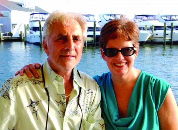 The author Lauren Monroe and her husband Bob, both Kent Narrows Sail and Power Squadron members.