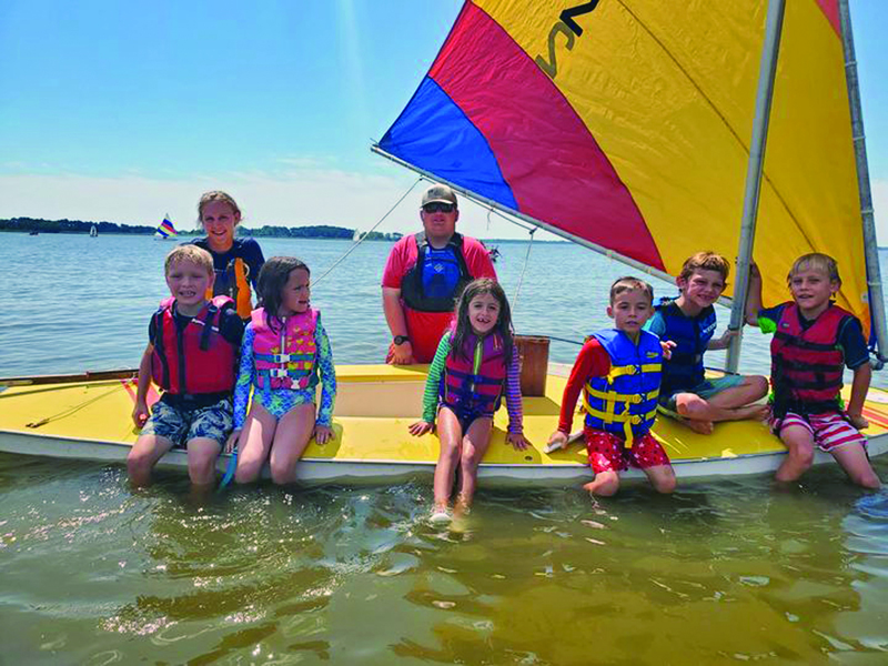 kids on sailboat