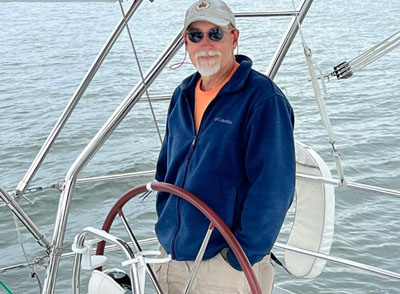 man on sailboat