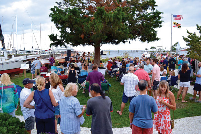 Annapolis Maritime Museum and Park hosts a very popular summer concert series. Photo courtesy of AMMP