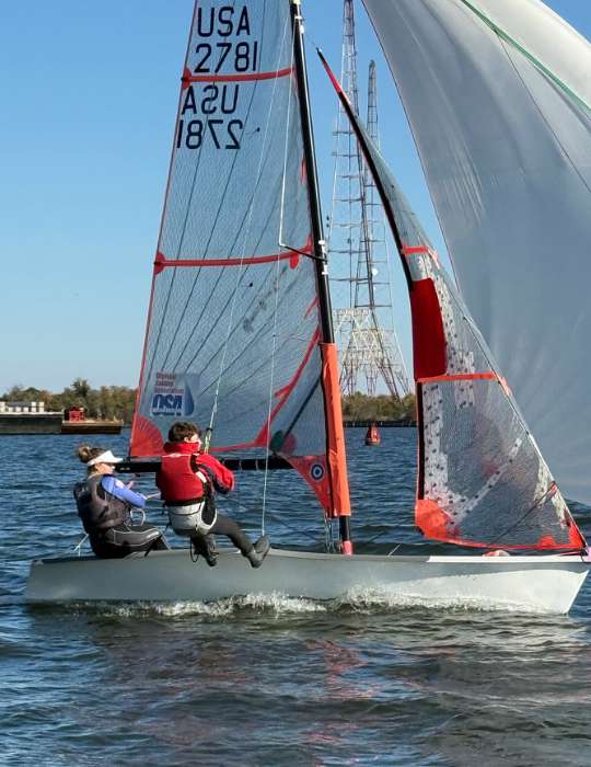 29er skiff sailing