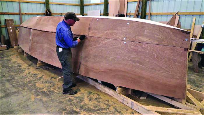 sailboat keel build