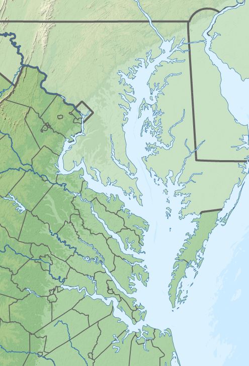 chesapeake bay map