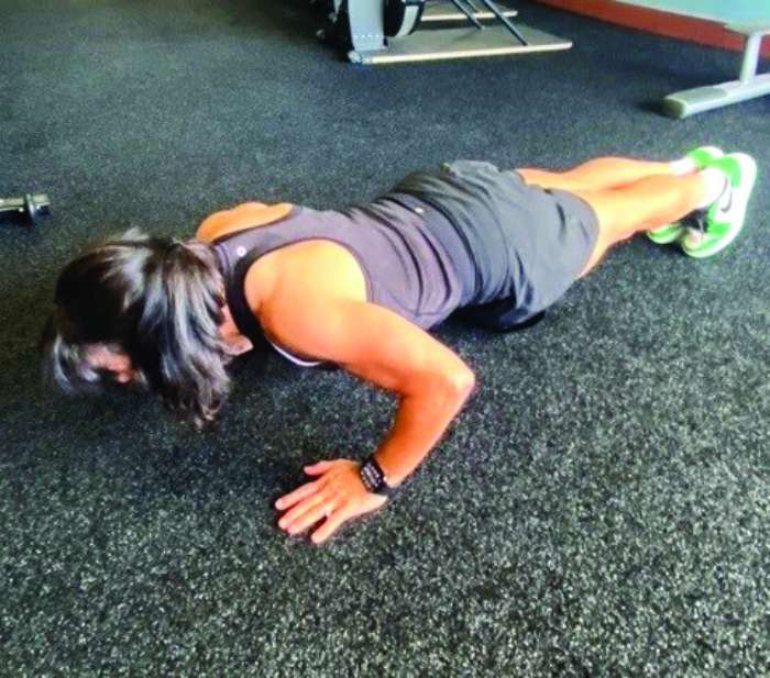 plank pose