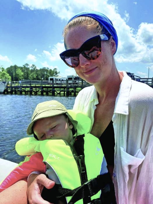 baby on sailboat