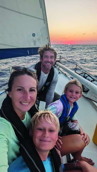 sailing cruising family