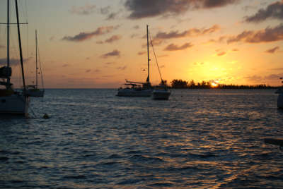 sunset charter sailing