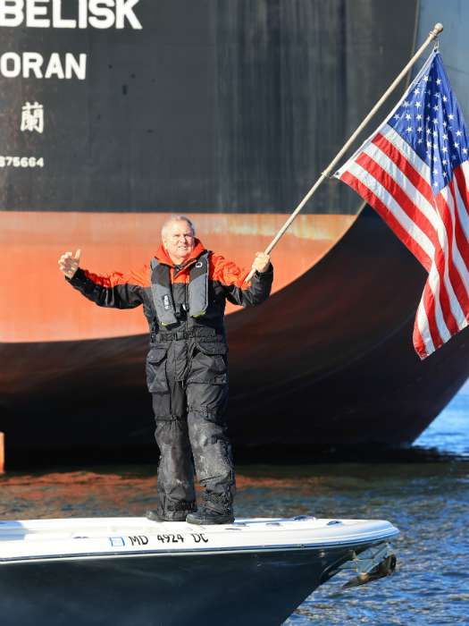 david american flag chesapeake bay