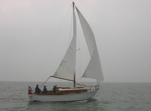 "Moon Shadow," a 30-foot Dickerson Sloop