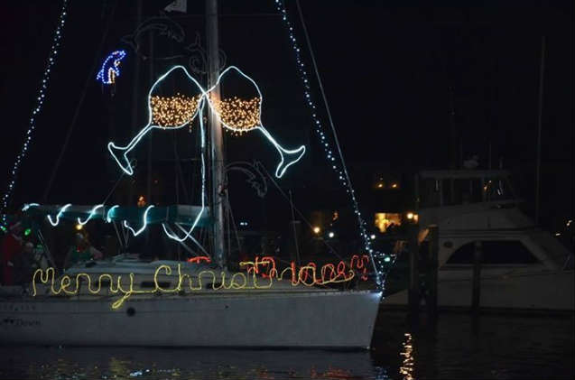 Decorating for a Lighted Boat Parade Hints and Photos