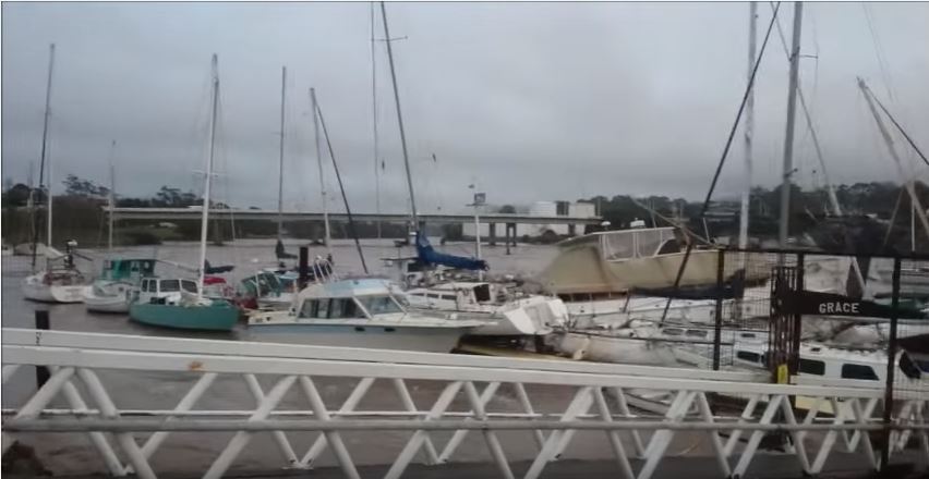 Australian Yacht Club Loses Docks in Flooding | SpinSheet