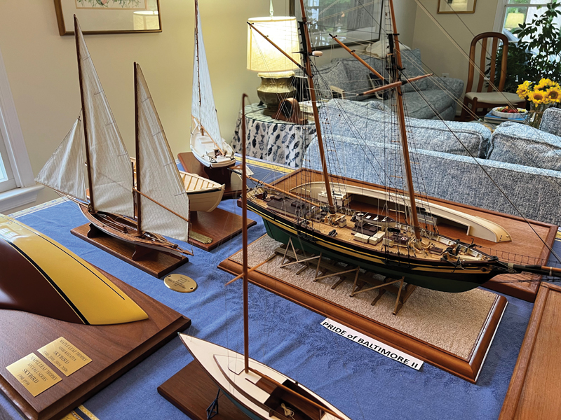 ship models by Rolph Townshend