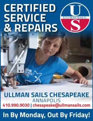 Certified Service and Repairs with Ullman Sails Chesapeake Annapolis.